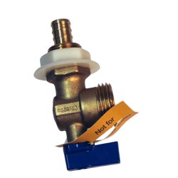 PEX Cold Handle 3/4in. Hose Washing Machine Valve