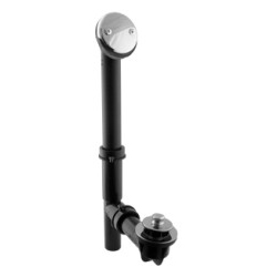 1-1/2 in. Black Tubular Pull & Drain Bath Waste