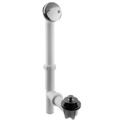 1-1/2 in.  White Tubular Pull & Drain Bath Waste