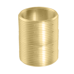 4 in. Long Brass Fine to Coarse Adapter Bushing