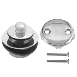 Pull & Drain Trim Set w/Coarse Thread Strainer- DISCONTINUED