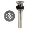 Grid Strainer Lav Drain with Overflow Holes