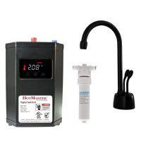 Develosah 9 in. Instant Hot and Cold Water Dispenser with HotMaster™ DigiHot Digital Tank